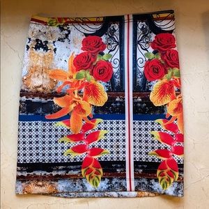 Cute patterned skirt from Clover Canyon